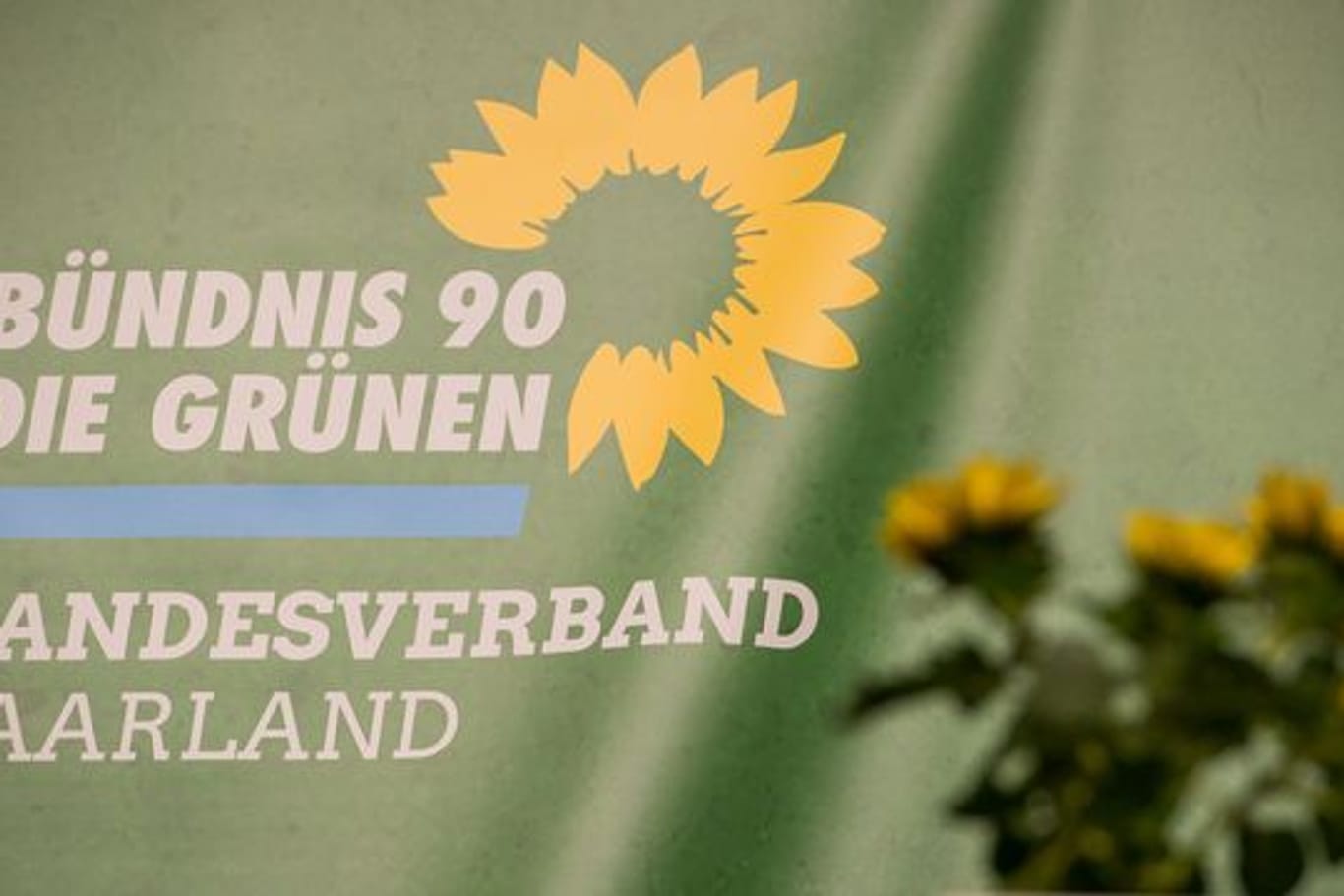 Das Logo des Landesverbandes Saarland Bündnis 90/Die Grünen