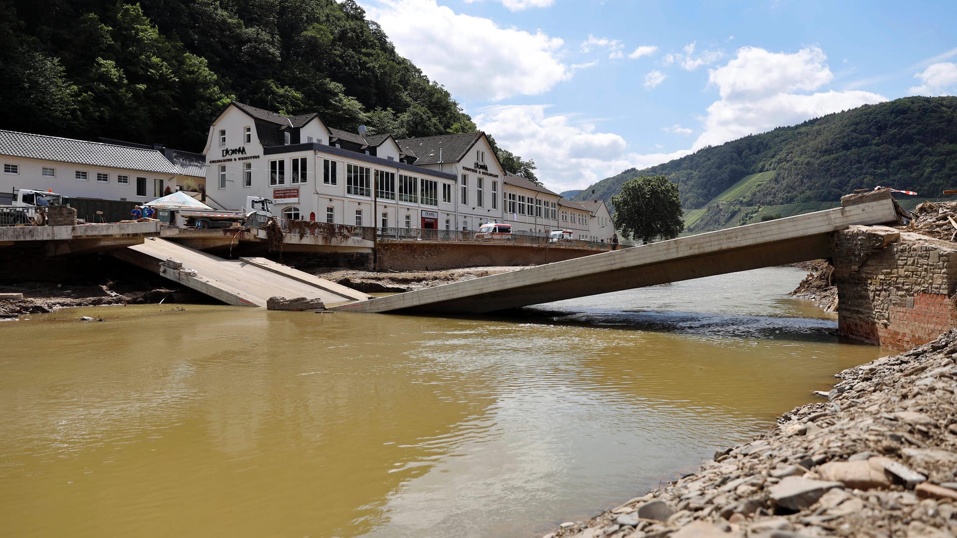 Nach dem Hochwasser im Ahrtal: Der Wiederaufbau wird Jahre dauern.