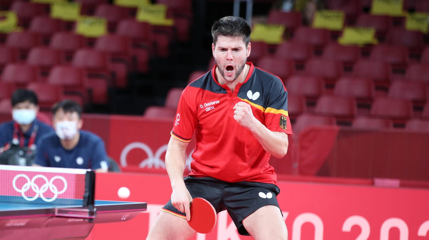 Dimitrij Ovtcharov: Deutschlands bester Tischtennis-Profi will mit der Mannschaft über Olympiagold jubeln.