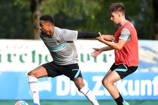 "Ich lebe in meinem Traum", sagt Kevin-Prince Boateng (l) über seine Rückkehr zu Hertha BSC.
