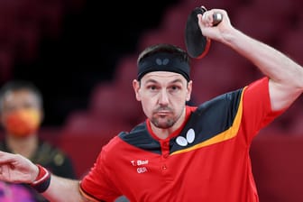 Timo Boll: Der deutsche Tischtennis-Star musste im Mannschaftsfinale gegen Ma Long ran.