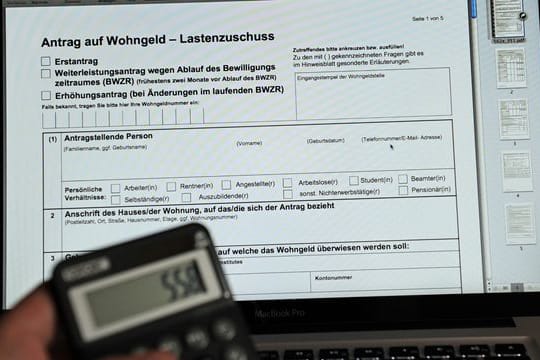 Antrag auf Wohngeld