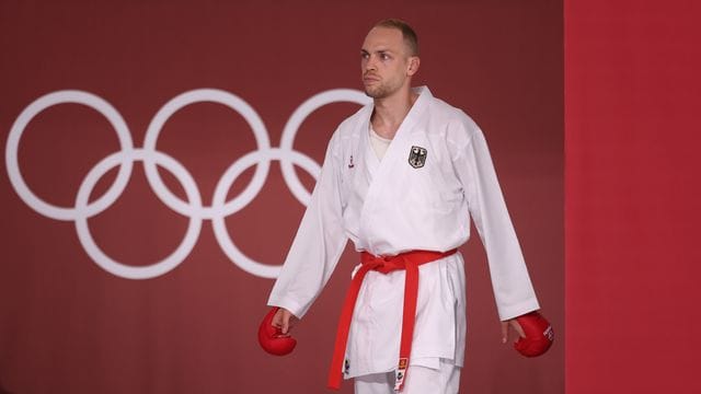 Kam in Tokio nicht über die Vorrunde hinaus: Karateka Noah Bitsch.