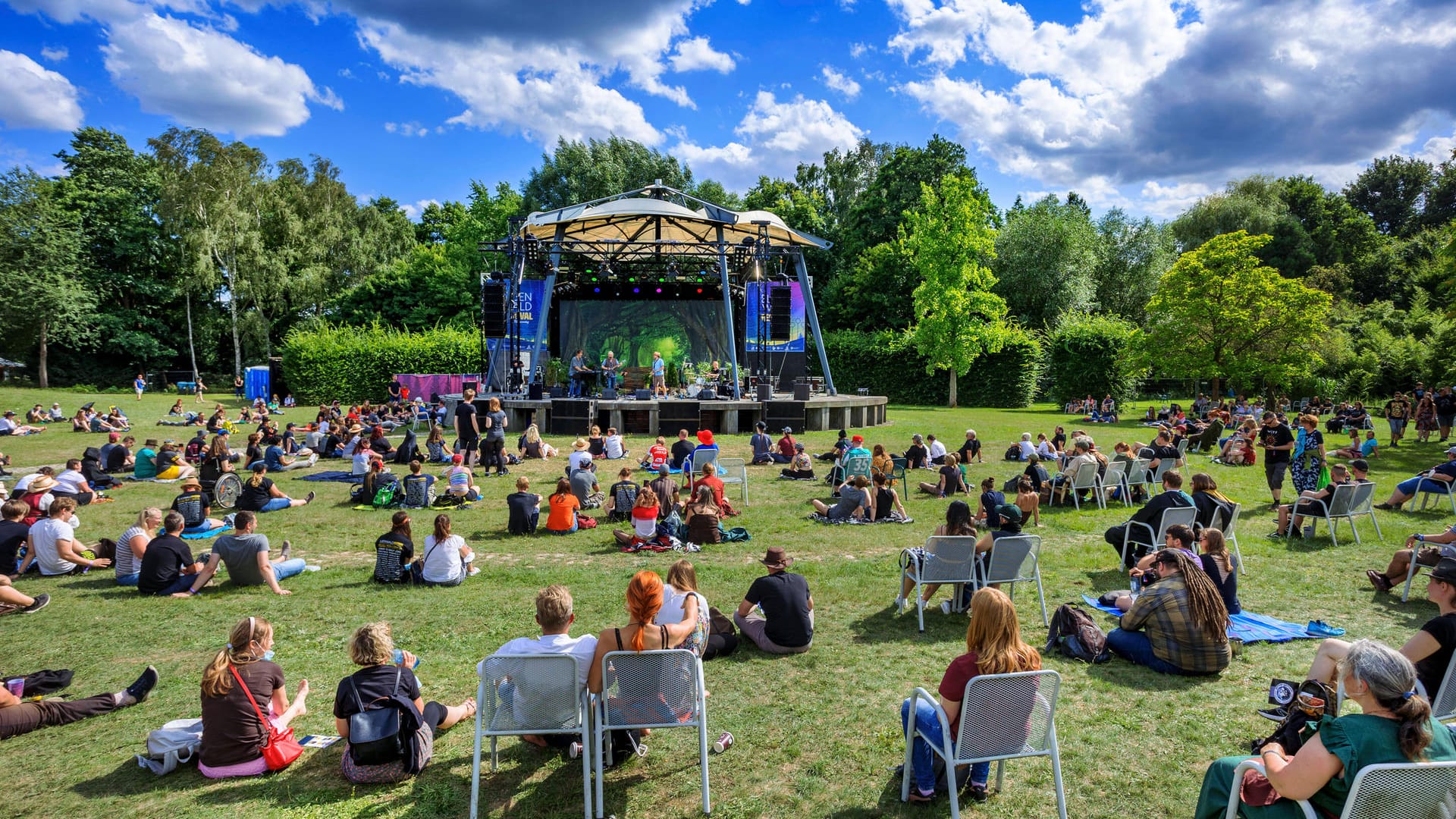 Elbenwald Festival in Cottbus: Mithilfe eines Hygienekonzepts waren bis zu 5.000 Gäste möglich.