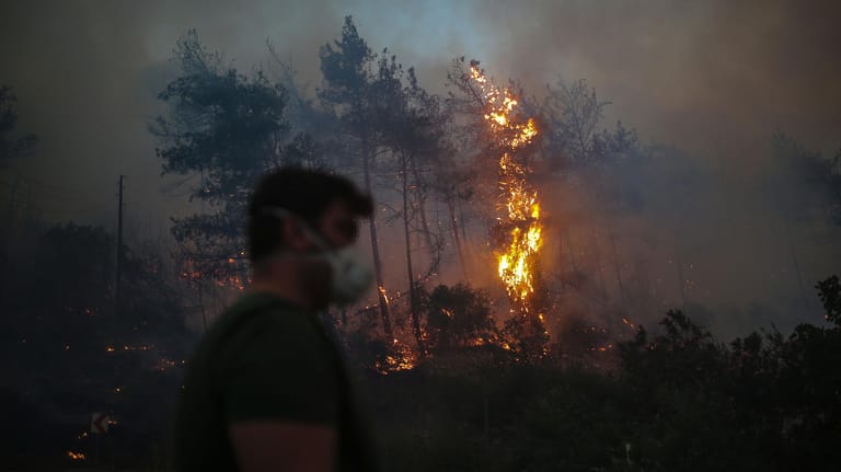 Feuer in der türkischen Provinz Mugla: Seit über einer Woche kämpft die Türkei mit massiven Waldbränden, ganze Dörfer und Landstriche liegen in Asche.
