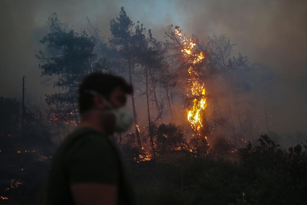 Feuer in der türkischen Provinz Mugla: Seit über einer Woche kämpft die Türkei mit massiven Waldbränden, ganze Dörfer und Landstriche liegen in Asche.