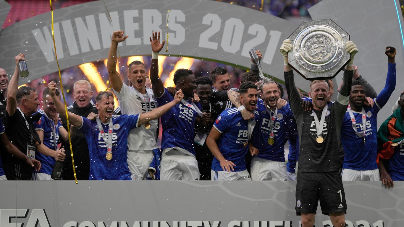Ersten Titel der Saison geholt: Leicester City.