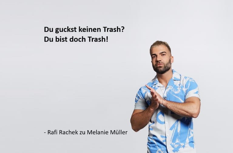 Rafi Rachek ist irgendwie enttäuscht von Melanie Müller.