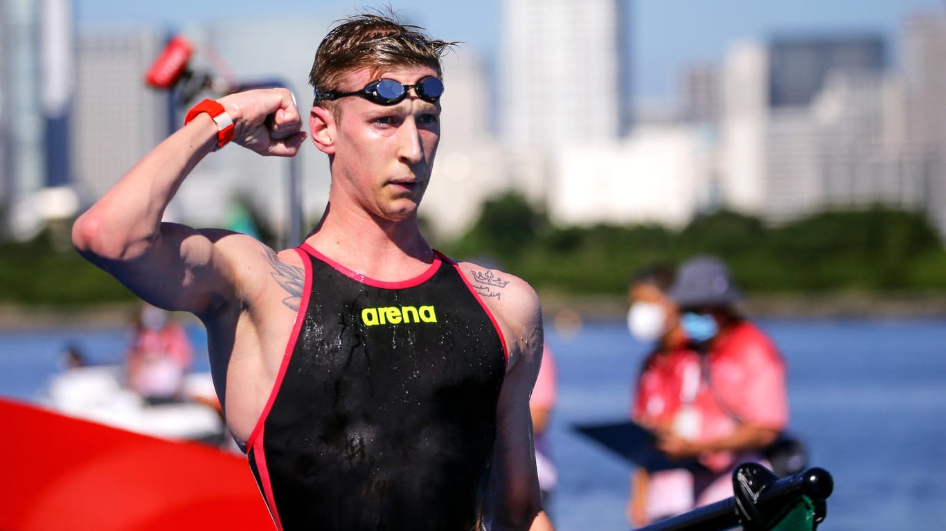 Florian Wellbrock: Der deutsche Schwimmer schaffte Historisches in den prallen Sonne von Tokio.