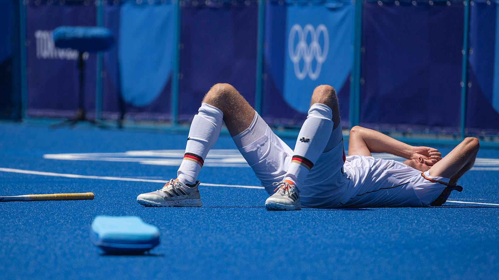 Trauer bei den Hockey-Herren: Es sollte keine Medaille sein.