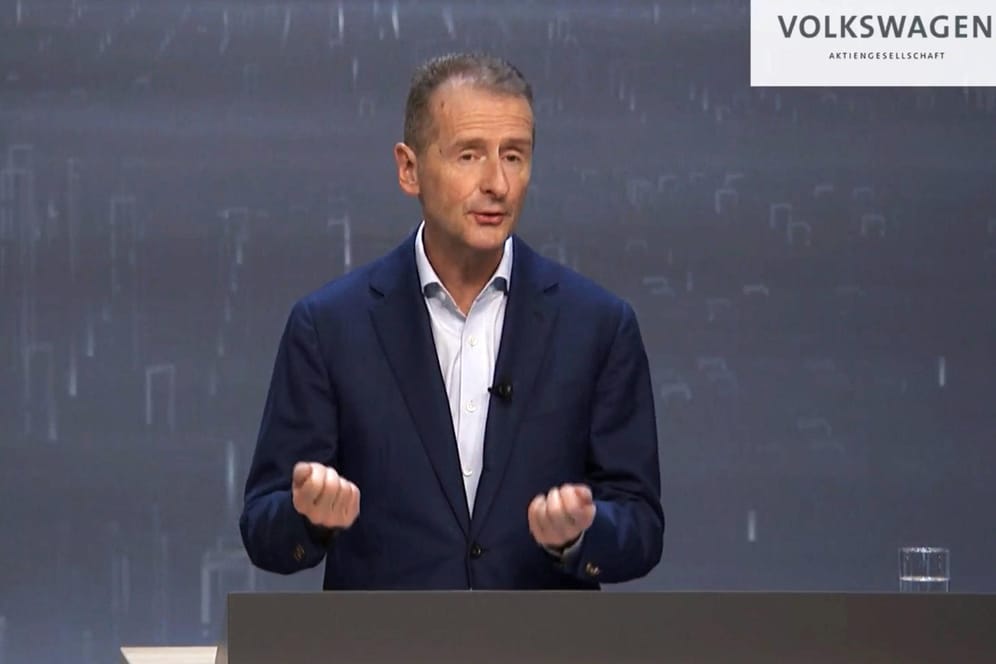 VW-Chef Herbert Diess: Sein Konzern ist hat am meisten Geld für die Renten des Vorstands reserviert.