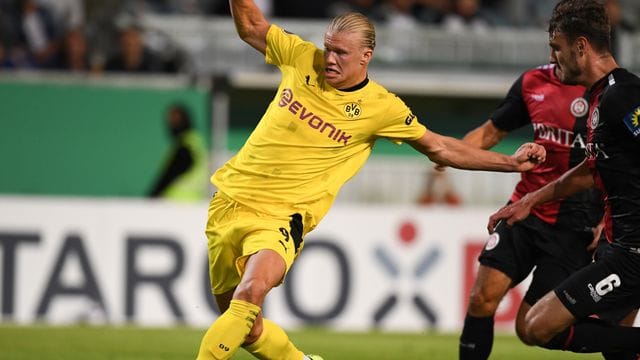 Besiegelte den BVB-Sieg im Pokal quasi alleine: Erling Haaland.