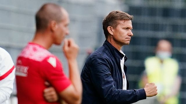 Der Leipziger Trainer Jesse Marsch feierte einen erfolgreichen Einstand. Der Leipziger Trainer Jesse Marsch feierte einen erfolgreichen Einstand.