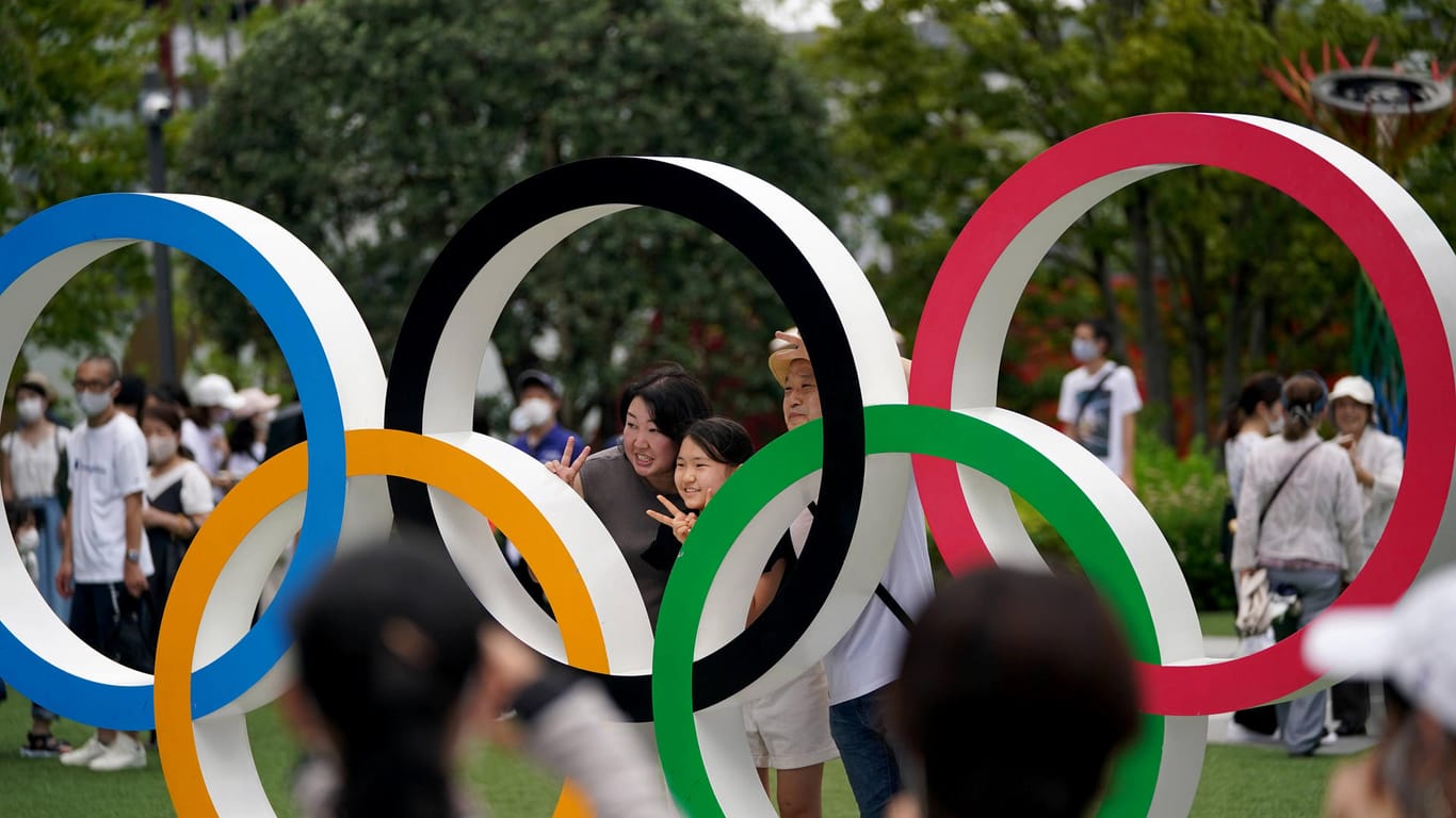 Weiter als bis zu den Olympischen Ringen vor dem Olympiastadion kamen die Japaner nicht.