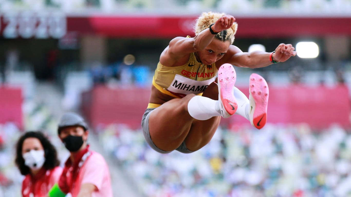 Malaika Mihambo: Die Weitspringerin holte in Tokio die einzige Goldmedaille für das deutsche Leichtathletikteam.