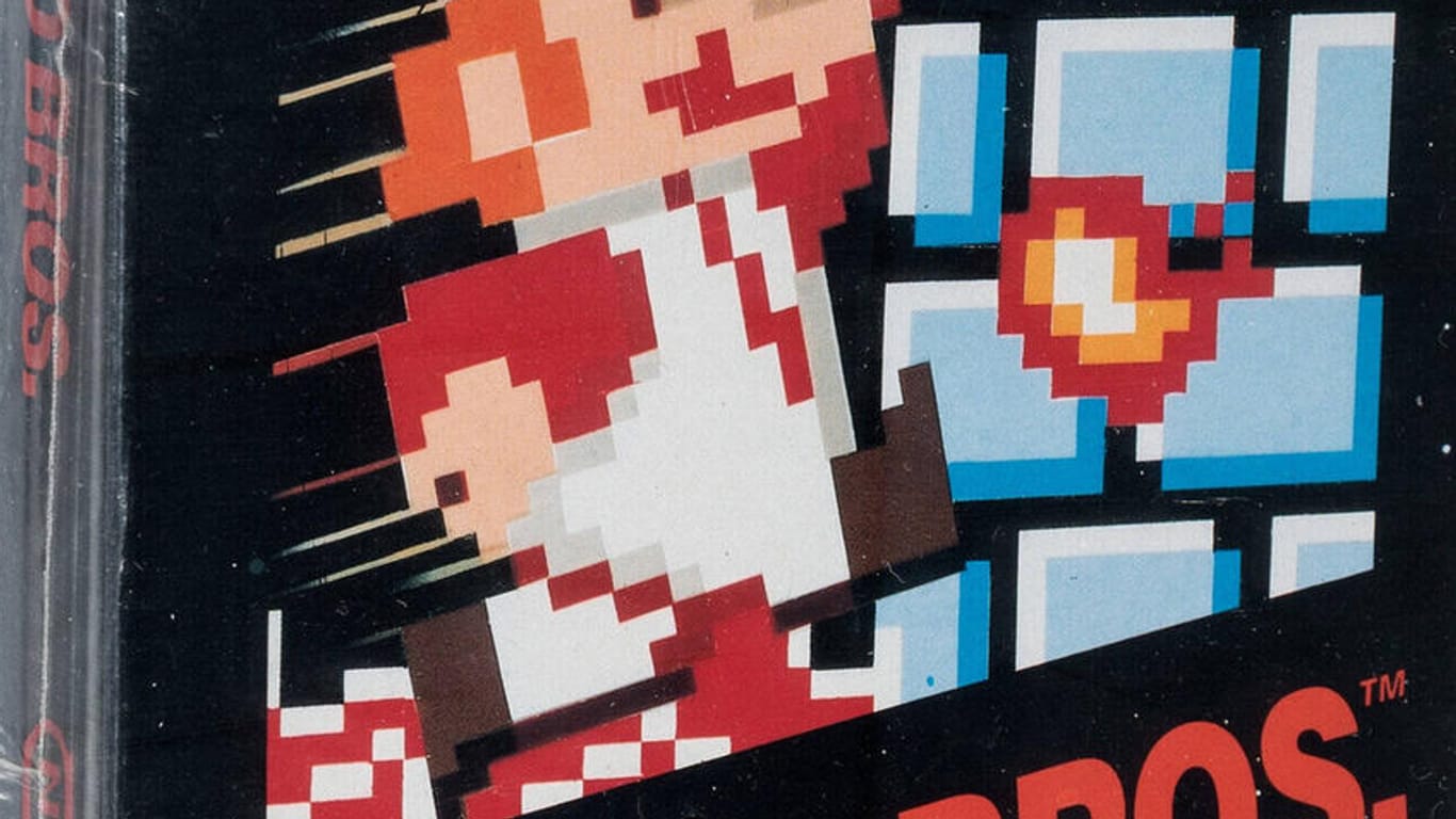 Eine Ausgabe "Super Mario Bros": Das Spiel ist nun das teuerste der Welt.