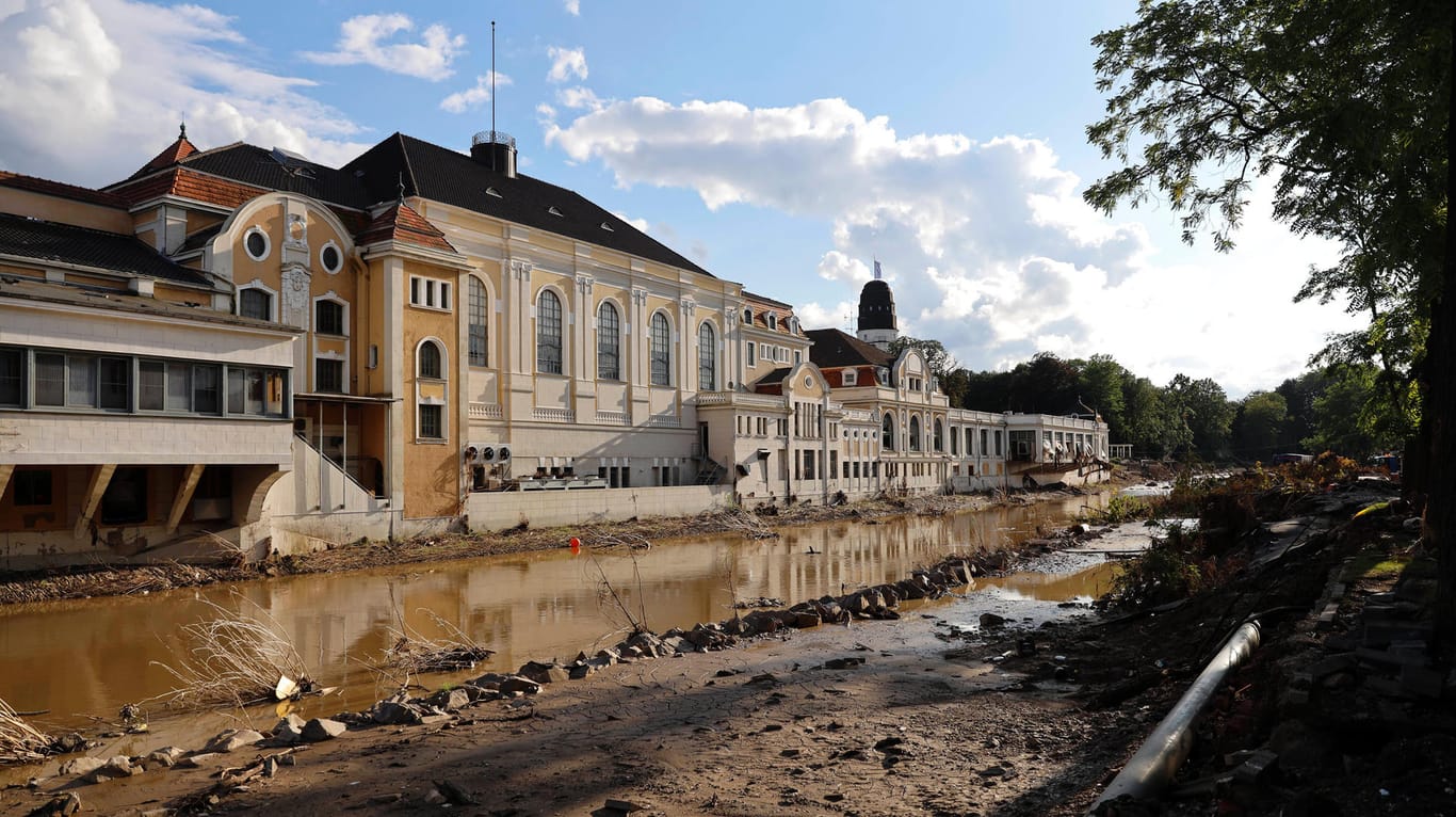 Flutschäden in der Ortschaft Bad Neuenahr: Beim Hochwasser im Ahrtal kamen 141 Menschen ums Leben, 16 weitere werden immer noch vermisst.