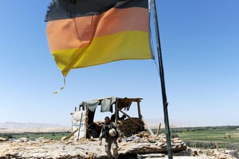 Bundeswehrsoldaten nahe Kundus (Archivfoto): Die Provinzhauptstadt ist an die Taliban gefallen