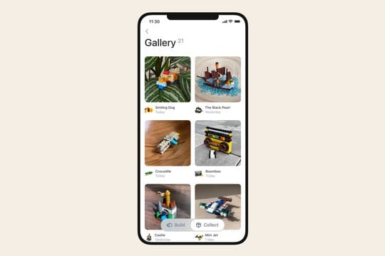 Die App "Brickit" bietet Bauanleitungen zu vorhandenen Lego-Bausteinen an.