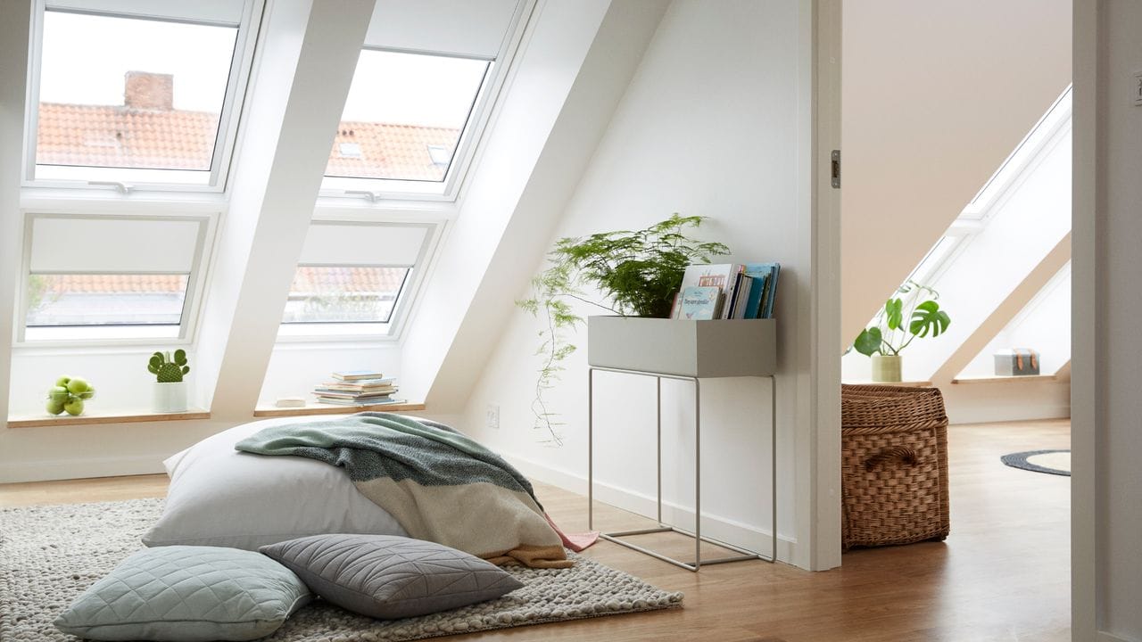 Die Lebensqualität in einem Dachgeschoss kann hoch sein, gerade wegen der vielen Fenster. Die Lebensqualität in einem Dachgeschoss kann hoch sein, gerade wegen der vielen Fenster.