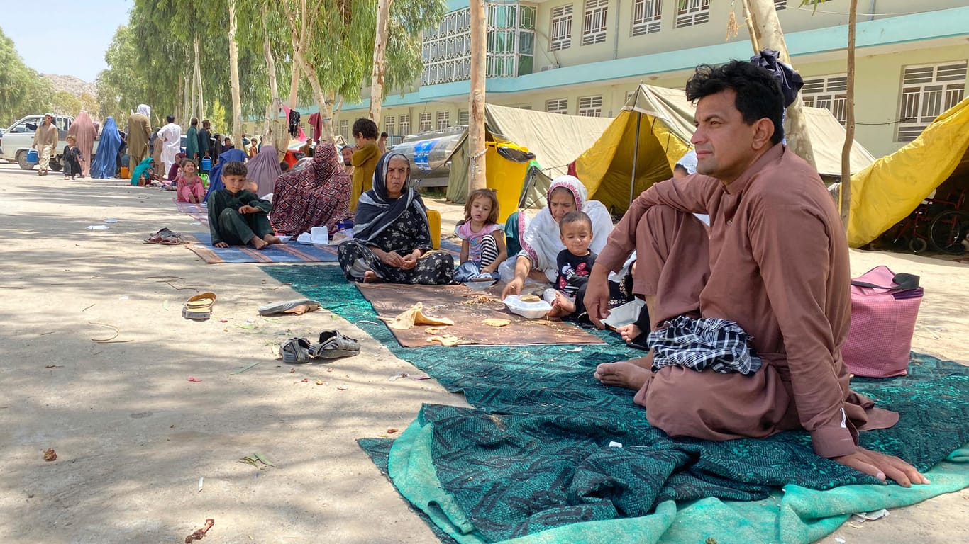 Ein Lager im Bezirk Daman südlich von Kabul: Seit Beginn des Abzugs der internationalen Truppen aus Afghanistan ist die Zahl der Binnenflüchtlinge in dem Krisenland deutlich gestiegen.