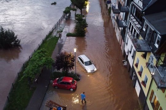 Unwetter in Rheinland-Pfalz