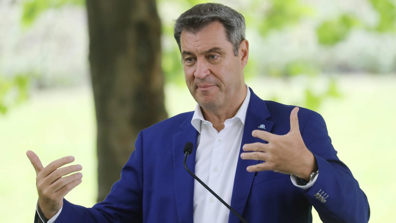 Markus Söder: Der bayrische Ministerpräsident stellt sich in der Corona-Politik gegen Armin Laschet.