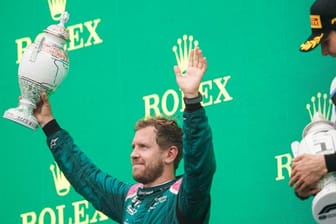 Konnte sich nur kurz über seinen zweiten Platz in Ungarn freuen: Sebastian Vettel.