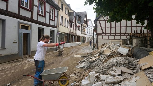 Nach dem Unwetter in Rheinland-Pfalz