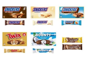 Lebensmittelhersteller Mars ruft einzelne Chargen Eiscreme der Marken Snickers, Bounty, Twix und M&M's zurück.