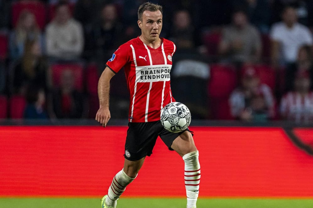 Champions League: Mario Götze steht mit der PSV in der Play-off-Runde.
