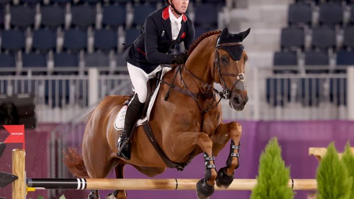 Ben Maher aus Großbritannien auf Explosion