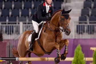 Ben Maher aus Großbritannien auf Explosion