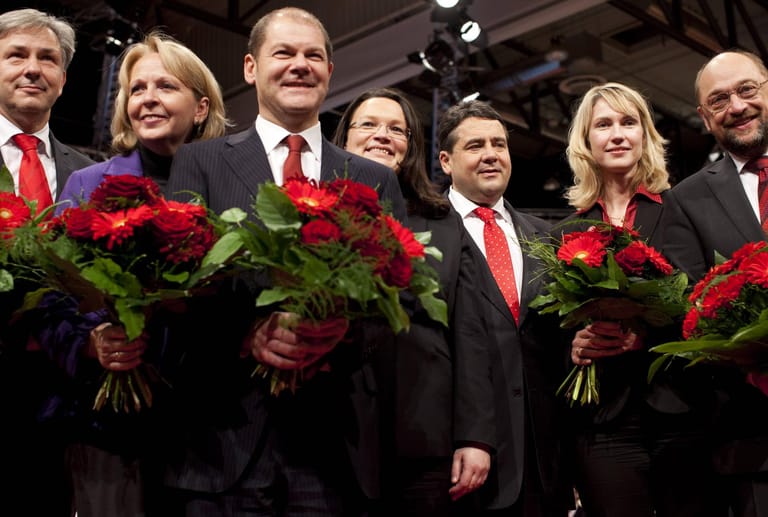 November 2009: Olaf Scholz wird stellvertretender Parteivorsitzender der SPD.