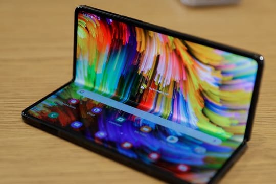 "Die Zukunft ist faltbar": das neue Samsung Galaxy Fold3.