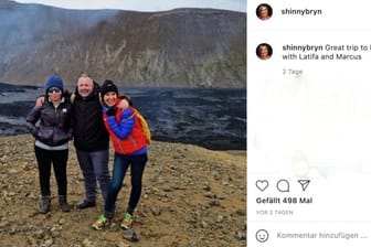 Dieses Foto soll angeblich Prinzessin Latifa in Island zeigen: Es wurde von Sioned Taylor auf Instagram veröffentlicht.