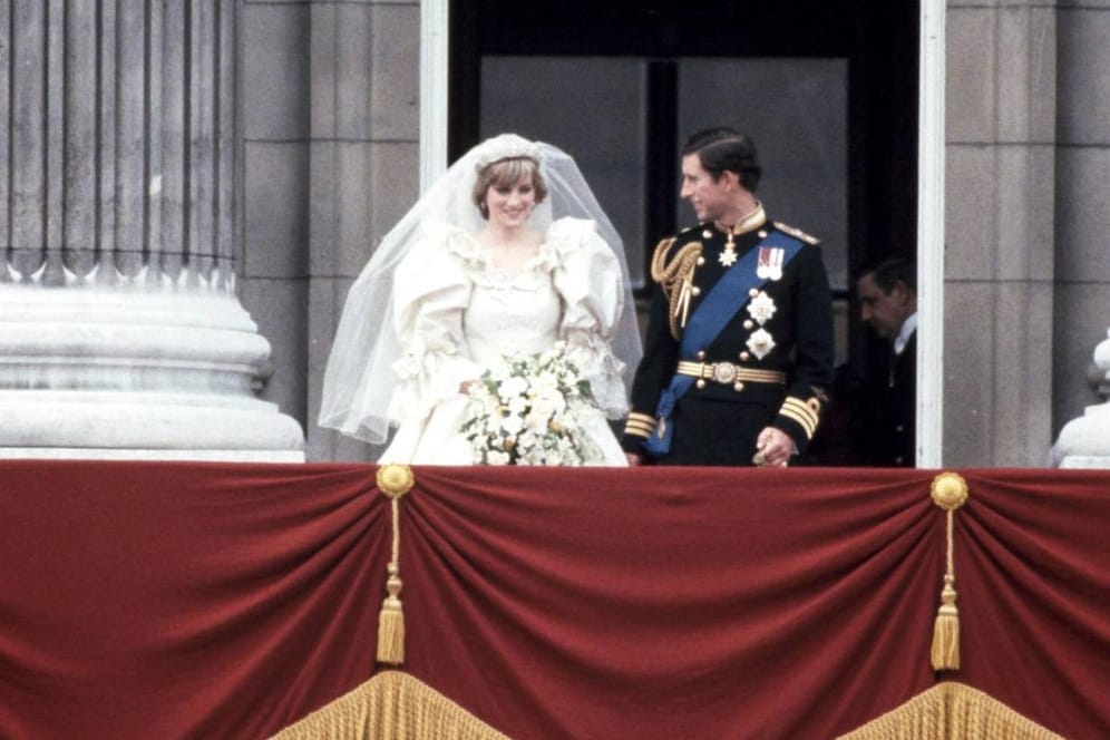Lady Di und Prinz Charles: 1981 gab sich das Paar das Jawort.