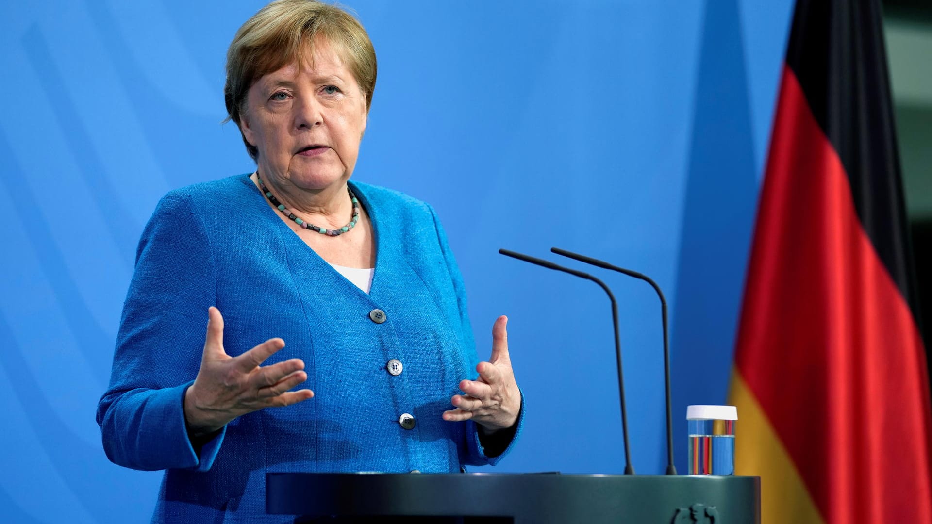 Bundeskanzlerin Angela Merkel: Besonders in Spanien kommt die Kanzlerin gut an. Bundeskanzlerin Angela Merkel: Besonders in Spanien kommt die Kanzlerin gut an.
