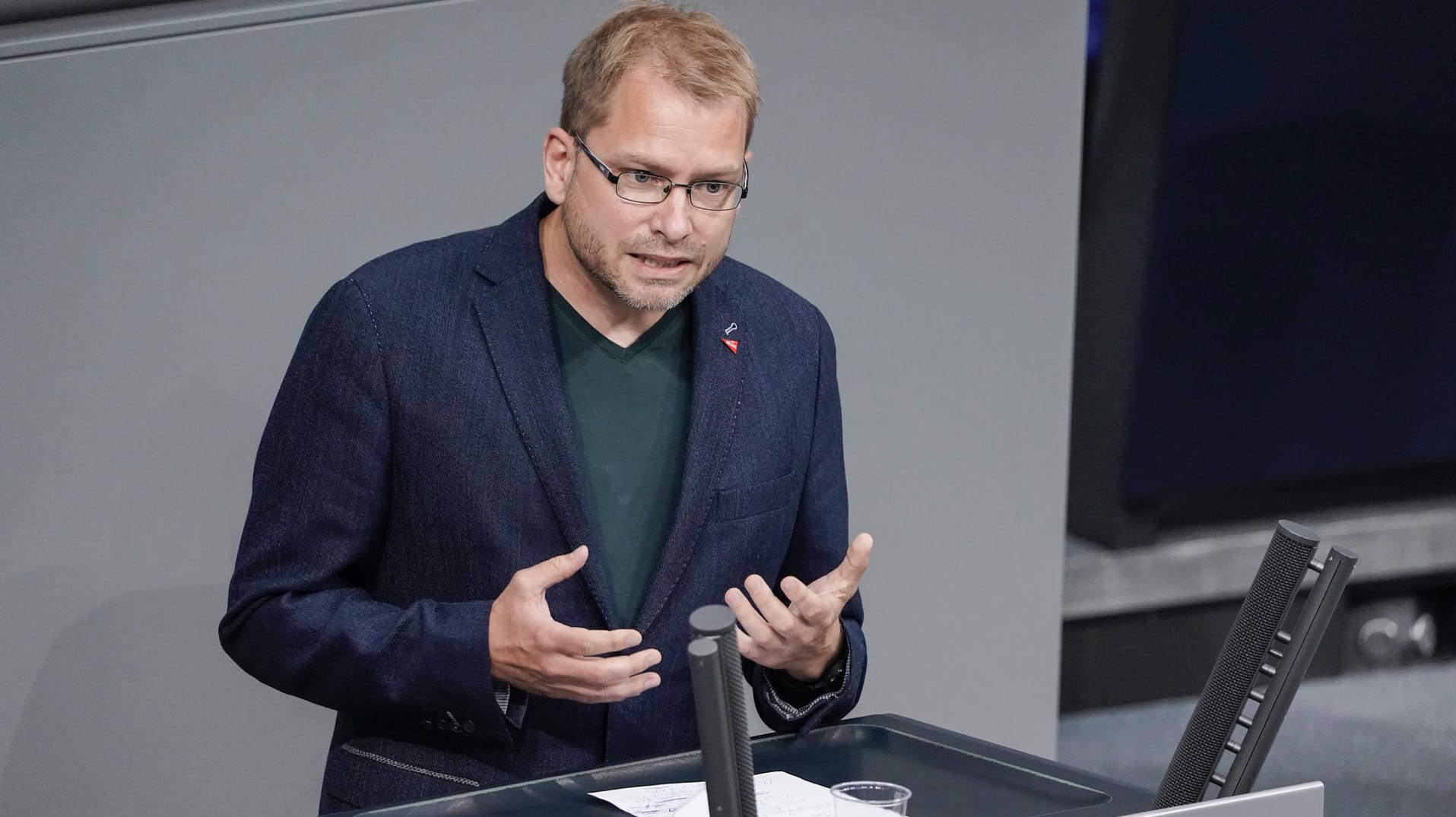 Lorenz Goesta Beutin: Der Linken-Abgeordnete wurde wegen Hausfriedensbruchs zu einer Geldstrafe verurteilt.