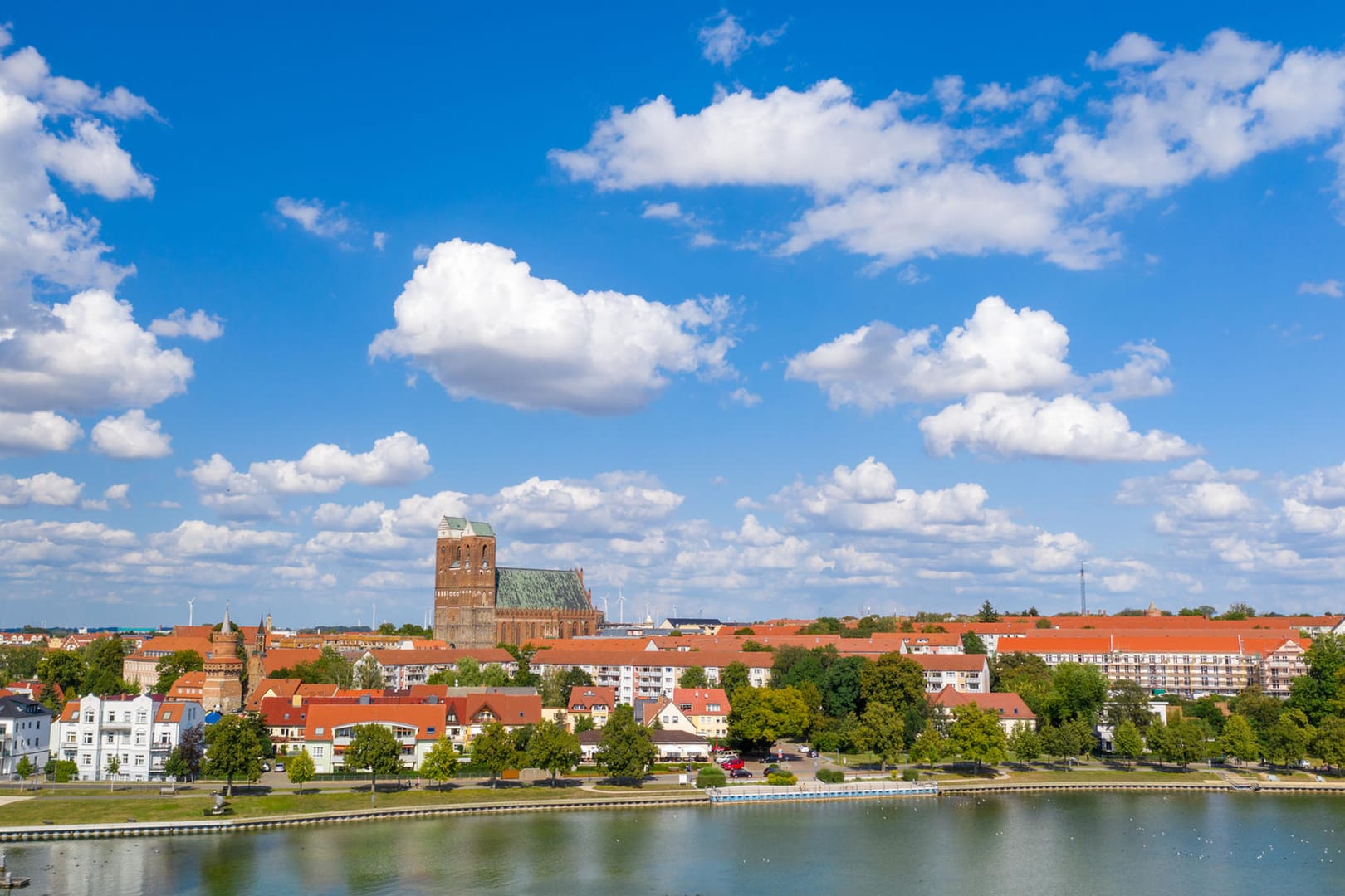 Blick auf Prenzlau: Die Stadt hat rund 19.000 Einwohner.