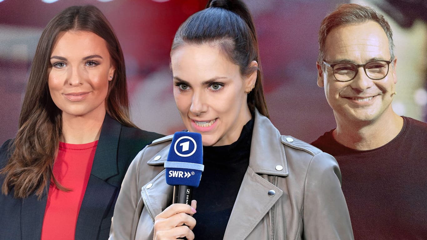 Laura Wontorra, Esther Sedlaczek und Matthias Optenhövel (v.l.n.r.): Alle drei arbeiten ab der kommenden Saison für einen anderen Sender.