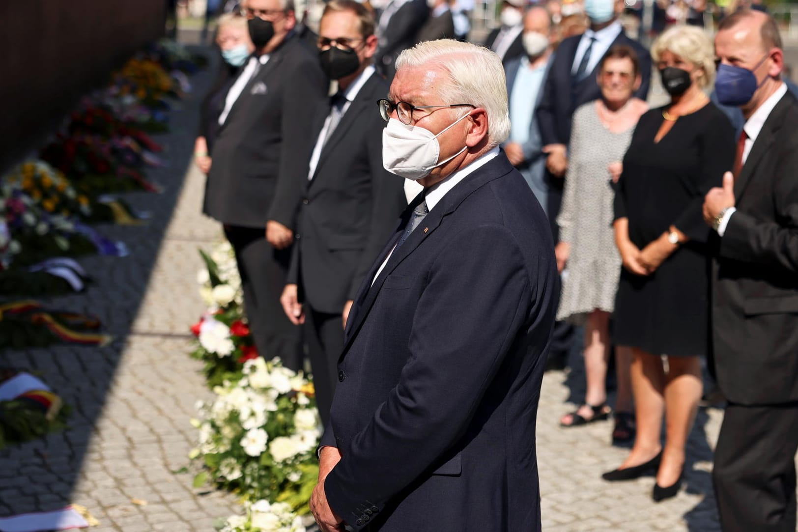 Bundespräsident Frank-Walter Steinmeier bei der Gedenkveranstaltung zum Bau der Berliner Mauer: "Der 13. August 1961 war ein Schicksalstag für uns Deutsche und für die Welt".