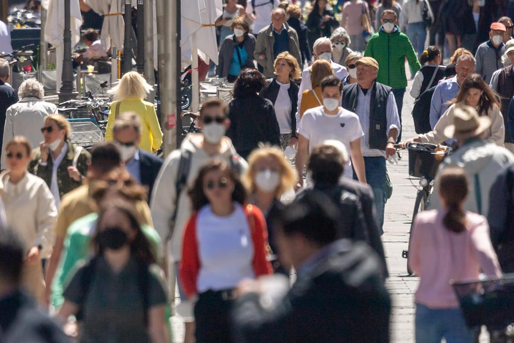 Fußgängerzone in München: Überall steigen derzeit die Inzidenzen. Was bedeutet das?