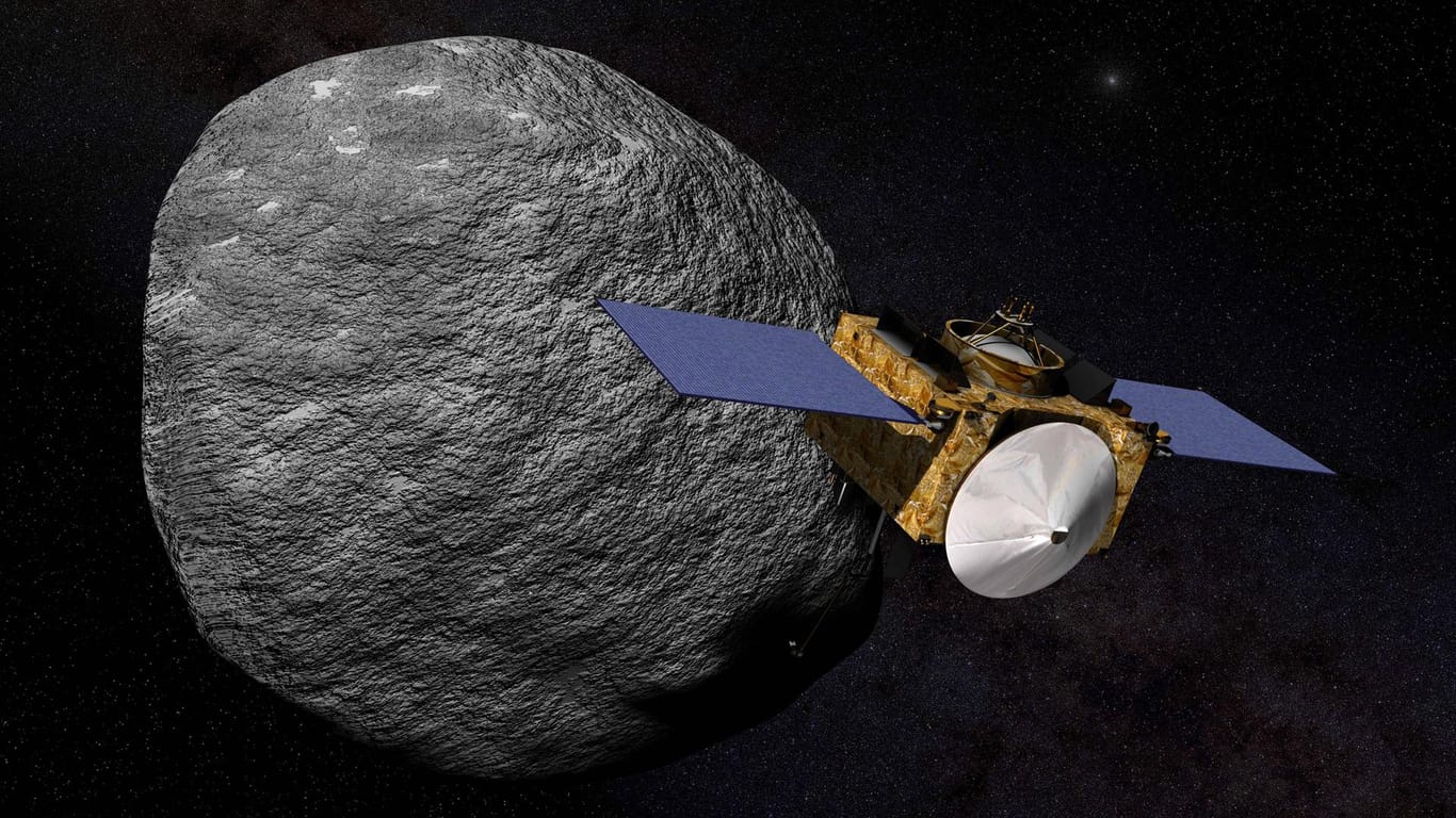 Der Asteroid "Bennu": Die NASA-Sonde "Osiris Rex" soll den Himmelskörper erkunden.