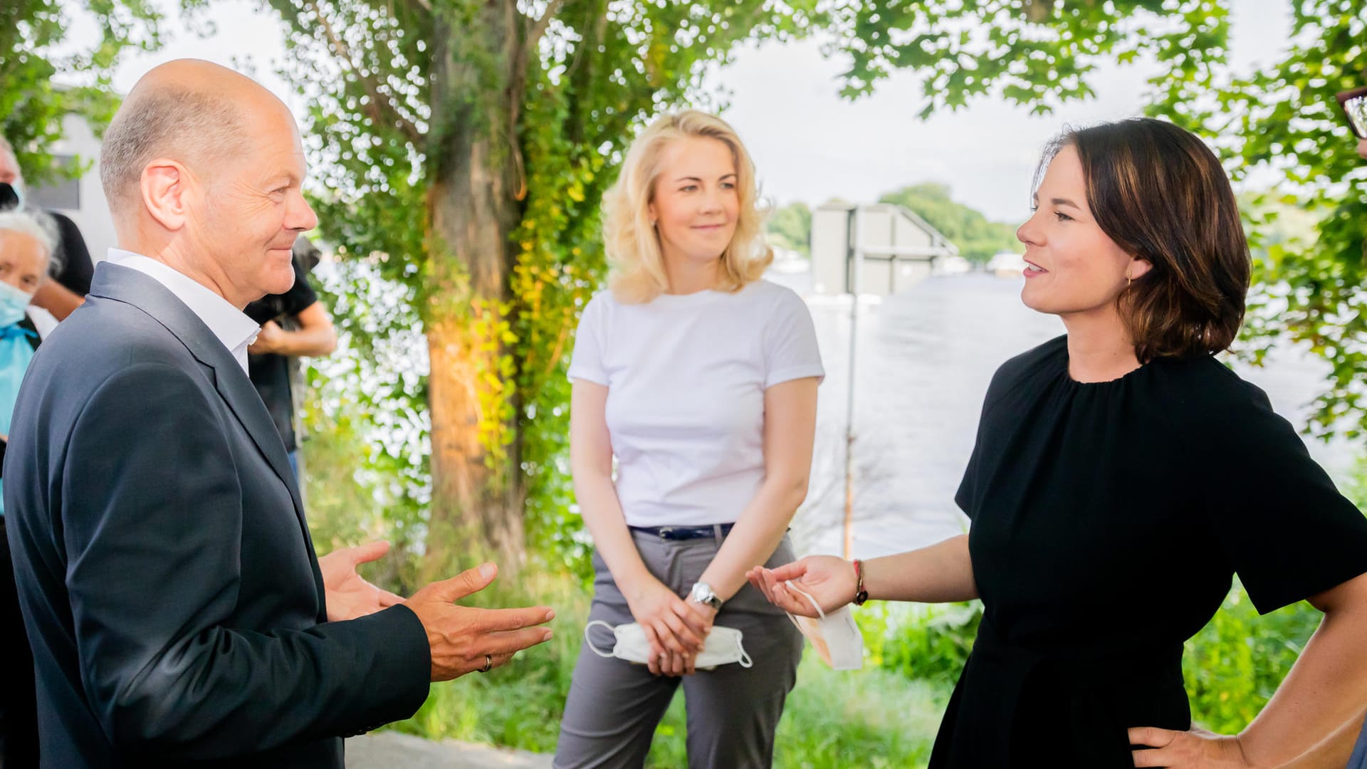 Potsdam: Olaf Scholz und Annalena Baerbock sind sich vor allem beim Thema Bildung uneinig. Potsdam: Olaf Scholz und Annalena Baerbock sind sich vor allem beim Thema Bildung uneinig.
