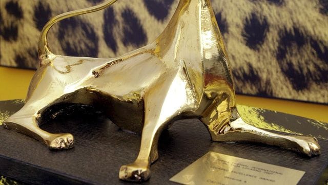 Der Goldene Leopard, Hauptpreis beim jährlichen Filmfest von Locarno.