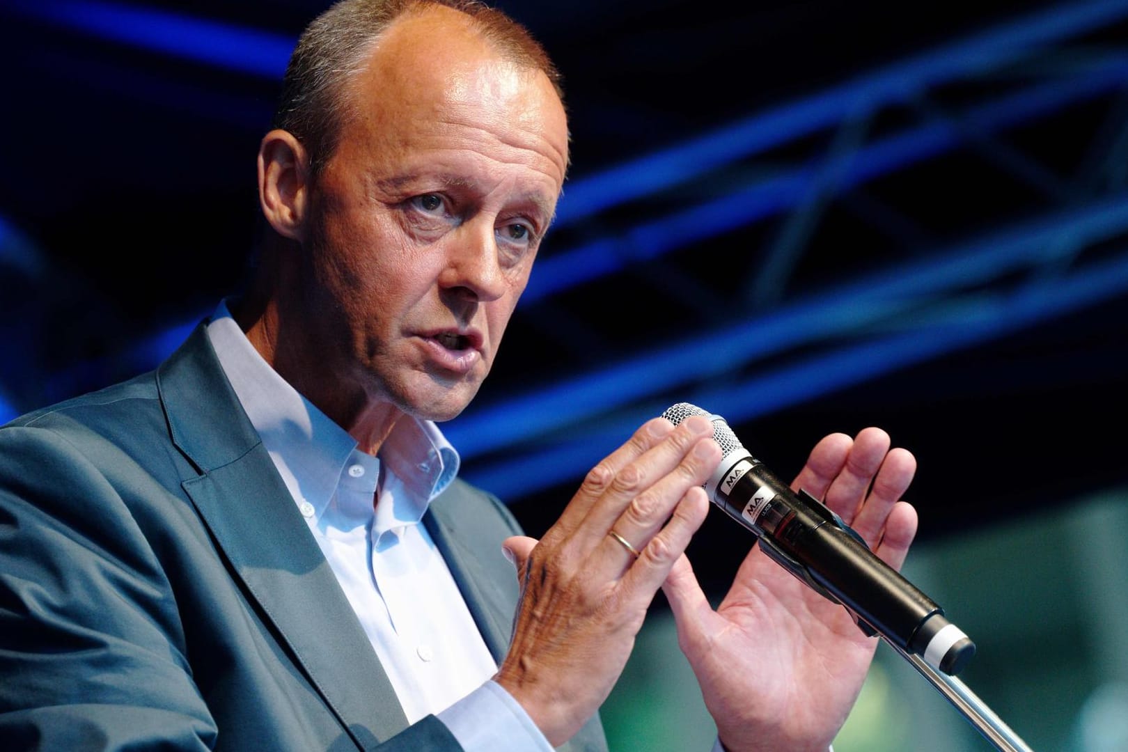 CDU-Politiker Friedrich Merz beim Wahlkampfauftakt in Olpe: "Die Bundestagswahl 2021 ist nicht entschieden. Es ist fast alles möglich."