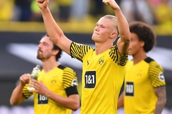 War von der Frankfurter Defensive nicht aufzuhalten: Dortmunds Erling Haaland.