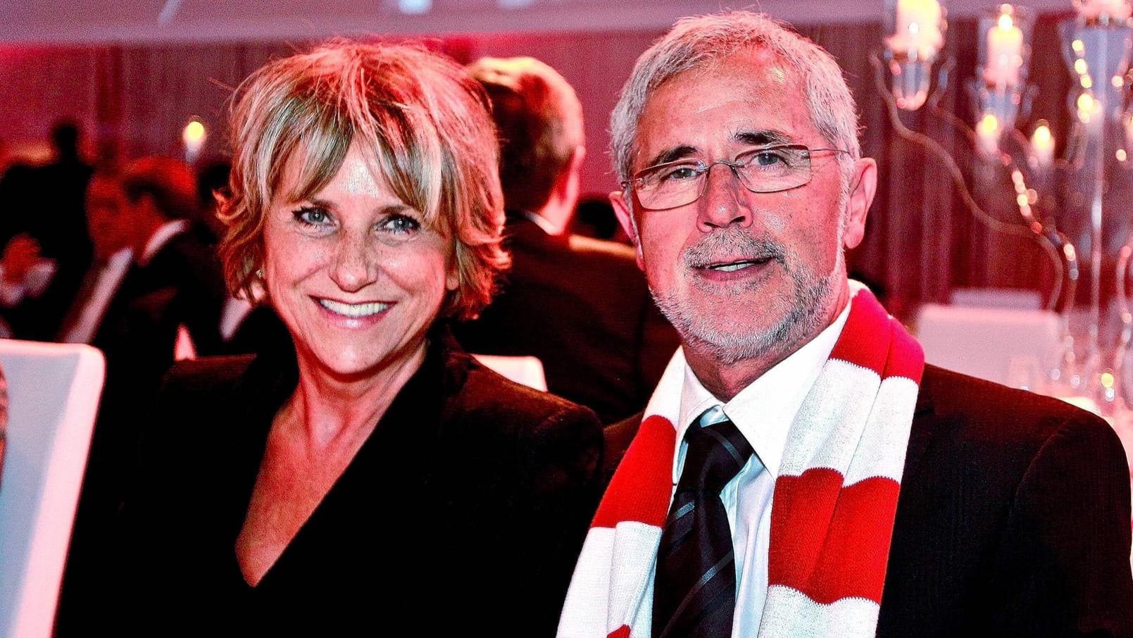 Uschi und Gerd Müller im Jahr 2012 bei der Feier zum 60. Geburtstag von Uli Hoeneß.