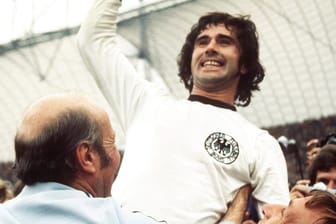 Gerd Müller: Die Fußballwelt trauert um den Siegtorschütze beim WM-Finale von Deutschland gegen die Niederlande im Juli 1974.